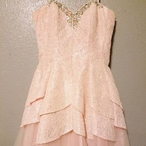 Pink Lace Dress